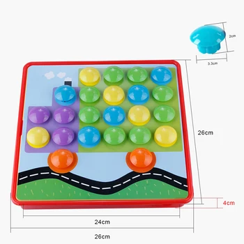 Kūdikių Įspūdį Vaikams Galvosūkiai 3D Žaislai Composite Paveikslėlių Dėlionė Kūrybos Mozaika Grybų Nagų Rinkinys Švietimo Žaidimas, Žaislai Vaikas