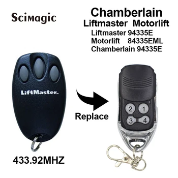 Chamberlain Liftmaster Motorlift 94335E Pakeisti Nuotolinio Valdymo 1A5639-7 Garažo vartų Nuotolinio Valdymo 433.92 mhz Siųstuvo