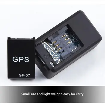 GF07 Magnetiniai Mini Automobilių Tracker GPS Realaus Laiko Stebėjimo Kreipiamojo Prietaiso Magnetinis GPS Seklys Realiu laiku Transporto priemonės Locator