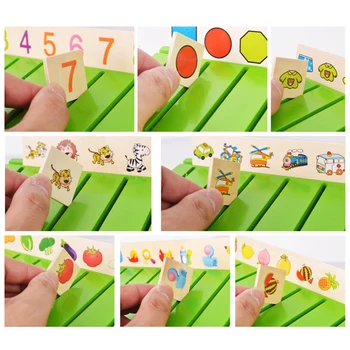 Medinis langas Pažinimo Atitikimo Matematikos Žinių Kūdikių Skaičius Klasifikacija Anksti Mokytis Švietimo Žaislai, žaislų Dovana