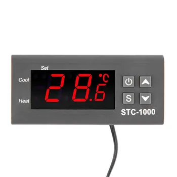Naujausias Temperatūros Reguliatorius Termostatas Akvariumas STC1000 Inkubatorius Šalčio Grandinės Temp Didmeninė Laboratorijos Temperatūra