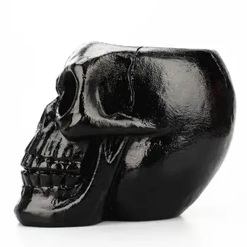3D Kaukolės Galvą Statulėlės Skeletas Ornamentu Raštinės reikmenys Turėtojas Makiažas Talpykla Vazonas Papuošalų kasose Namų Dekoro