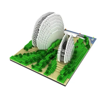 Deimantas Nėra Suderinama Legoed Architektūros Sydney Opera House, Big Ben, Eifelio Bokštas, Londono Poros Luvras Modelio Kūrimo Bloką žaislas