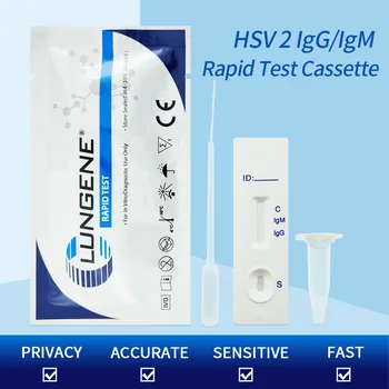 1PC HSV 2 IgG/IgM Greitas Testas Herpes 2 Tipo Bandymas Namų Lytiškai plintančių Infekcijų Bandymas