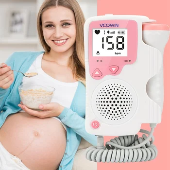 Prenatalinė Vaisiaus Doplerio Širdies Stebės Kūdikio Širdies Ritmo Detektorių Namų Echolotai Doplerio Nėščioms Moterims