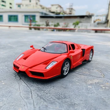 Bburago 1:24 Ferrari Enzo surinkimo gamintojo įgaliotas modeliavimas lydinio automobilio modelį amatų, apdailos kolekcijos žaislas įrankiai