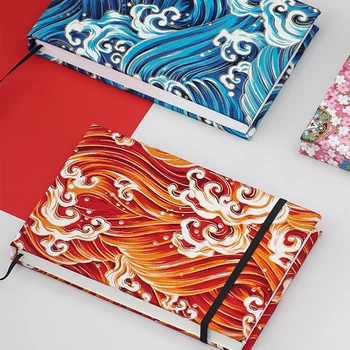 Japonija 300g Medvilnės Akvarelės Popierius, Piešimo Knyga 200x135mm Karšto Štampavimo Sketchbook Tapybos Kelionės Ranka Knyga Sketch Pad