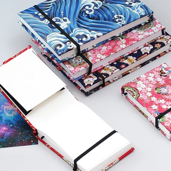 Japonija 300g Medvilnės Akvarelės Popierius, Piešimo Knyga 200x135mm Karšto Štampavimo Sketchbook Tapybos Kelionės Ranka Knyga Sketch Pad