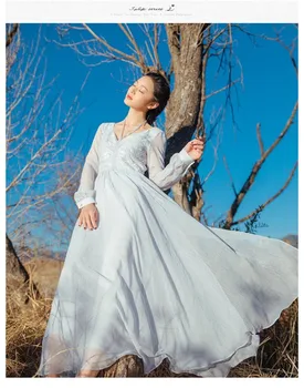 Naujas Aukštos Kokybės Sprogimai Laisvalaikio Derliaus Elegantiškas Šalis Suknelės Moterims, Siuvinėjimo Fullsleeve Pavasario Atsitiktinis Marškinėliai Suknelė