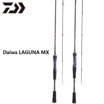 DAIWA Originalus LAGUNA MX spinning rod 2 skirsnis baitcasting lazdele Anglies Pluošto ultra light žvejybos polių meškere Žvejybos Reikmenys
