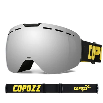COPOZZ profesionalių slidinėjimo akiniai 2s greitas pakeisti lęšių Anti-rūko Slidinėjimo Akiniai Snieglenčių slidinėjimo akinius, Slidinėjimo Kaukes Vyrams, Moterims