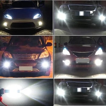 OXILAM 2x Canbus H11 H8, H9 50W LED Automobilio Rūko Lemputės Vairuotojo Lempa 12V Klaidų, Mercedes benz, Audi VW BMW