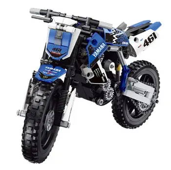 443pcs įrangos pardavimas, biuro įrangos Motociklo MOTO bloko Grupė Motokroso Blokai Miesto Motociklo Modelį, Žaislai Vaikams, Dovana