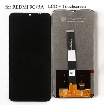 LCD Ekranas Xiaomi REDMI 9 9A 9C LCD Ekranas + Touch Ekranas Replacemet Išbandyti Mobiliųjų Telefonų Lcd skaitmeninis keitiklis Asamblėja
