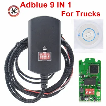 Visą Chip Adblue 9 1 Atnaujinti Adblue 8 1 8in1 9 Sunkvežimių Ad Blue Emuliatorius skirtas Sunkiųjų Sunkvežimių