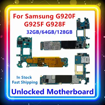 Samsung Galaxy S6 G920F Plokštė S6 Krašto G925F Plokštė S6 Edge+ G928F Plokštė 32/64/128gb Sandėlyje Valdyba
