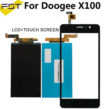Originalus Naujas LCD Ekranas + Touch Ekranas skaitmeninis keitiklis Skirtas Doogee X100 Ekranas LCD Stiklo Touch Panel DEXP BL150 lcd ekranas jutiklis