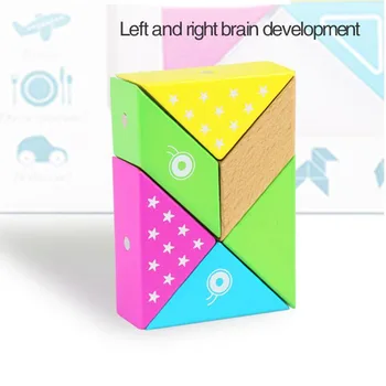 3D Mediniai Magnetiniai Blokai Nustatyti Spalvinga Geometrijos Blokai Vaizduotę Nustatyti Vaikų Ankstyvojo Vystymosi Žaislai