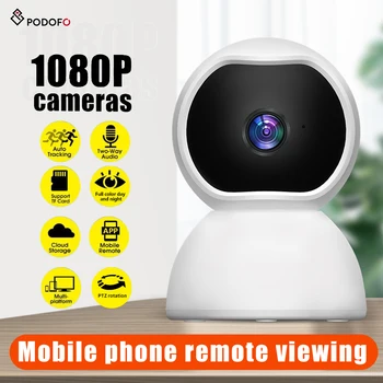 Podofo Aukštos Kokybės 1080P IP Kamera, Wireless Wifi Visos Pokrypio Stebėjimo Kamera Telefoną Nuotolinio Valdymo Kameras Home Security