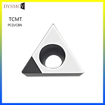 2 gabalas TCMT090204 TCMT16T304 TCMT110204 politikos suderinamumo vystymosi labui CBN deimantinio įrankio aukšto kietumo ašmenys, skirti CNC tekinimo staklės