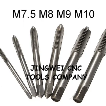 Aukštos kokybės automatinio bakstelėkite M7.5 M8 M9 M10* 0.5/0.75/1.0/1.25/1.5/1.75/2.0 smulkaus žingsnio, hss mašinos varžtas čiaupai su tiesiu fleitos