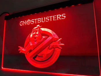 LC144 - Ghostbusters LED Neon Light Pasirašyti namų dekoro amatai