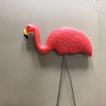 Raudona Plastiko Flamingas Vejos Papuošalai Modeliavimas Flamingo Chick Kieme Statula už Sodo Puošmena
