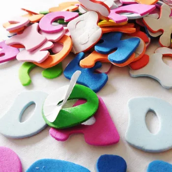 10bags/DAUG.Abėcėlės raidės putų lipdukai Mokyti savo Ankstyvojo mokymosi švietimo žaislai, savarankiško mokymosi Kūrybos Darželio žaislas
