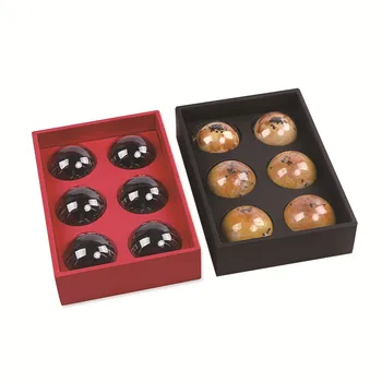 2019 Naujas Black/Red Mooncake Konteineriai, Dovanų Pakavimo Dėžutės, Kepimo Maisto Turėtojai Mooncake Macaron Tortas Pakavimo Popieriaus Dėžės Gruodis