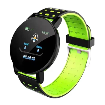 119 Plus Smart Apyrankę Žiūrėti Širdies ritmo Smart Apyrankė atsparus Vandeniui Laikrodžiai Juosta Smartwatch 