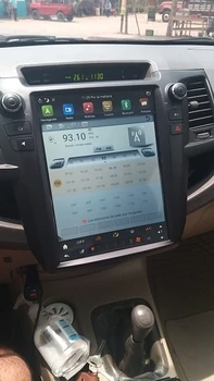 Toyota HILUX Revo Vigo 2008-Tesla styel Android 9 Automobilių DVD Ekrano GPS Navigacija Radijo Stereo Multimedijos Palyer HeadUnit