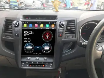 Toyota HILUX Revo Vigo 2008-Tesla styel Android 9 Automobilių DVD Ekrano GPS Navigacija Radijo Stereo Multimedijos Palyer HeadUnit