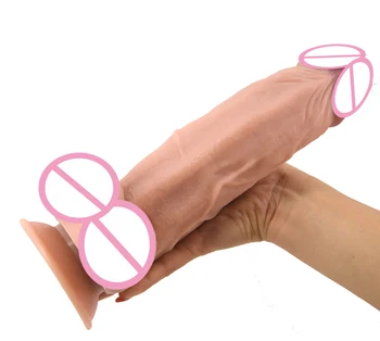 FAAK tikroviškas dildo su siurbtuko odos spalva didžiulis penis sekso produktai didelis dildo sekso žaislai moterims analinis makšties masturbator