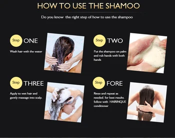 HAIRINQUE 100ml Sulfate-free drėkinantis plaukų šampūnas profesionali plaukų priežiūros produktus, kad plaukai sočiai ir drėgmės