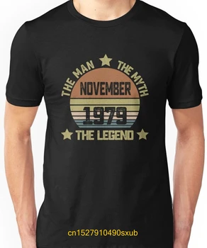 Gimė 1979 m. lapkričio Marškinėliai 40 Gimtadienį, T-marškinėliai, Unisex marškinėliai