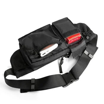 MOYYI Vandeniui Crossbody Maišelį Vyrų Atsitiktinis Pečių Krepšiai su Sporto Krūtinės Diržo Krepšys su Užtrauktuku Multi-layer Backbags Juosmens Pack
