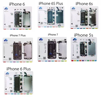 10 rūšių Profesinės magnetinio varžtas mat darbo padas iphone 4, 4s, 5, 5c 5s, 6, 6s, 6plus 6splus ,7,7 plius 