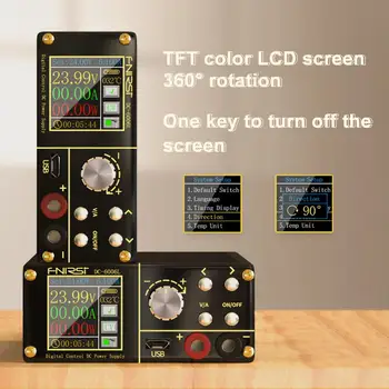 DC6006L 1.44 Colių HD Spalvotas LCD Ekranas Skaitmeninis Valdymas, nuolatinės SROVĖS Programuojamus Žingsnis žemyn Reguliuojamas Pastovios įtampos srovės Maitinimo Tiekimas