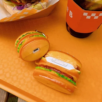 Už Airpods Pro 3D Modeliavimas Maisto Hamburger 
