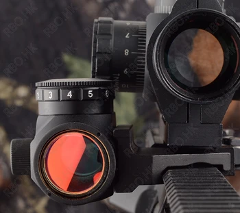 Tinka T1 red dot akyse šautuvas taikymo sritis Pusėje Picatinny Mount Bazės Juoda M8601