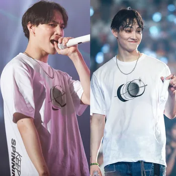 GOT7 koncertas 2019 WORLD TOUR NUOLAT sukimosi aplink daina paslauga su tuo pačiu trumparankoviai marškinėliai
