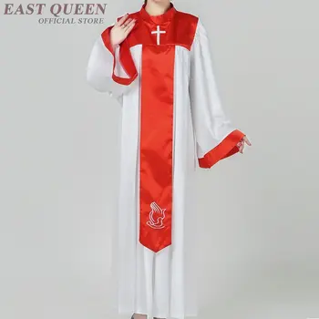 Dvasininkų drabužius suaugusiųjų kunigas kostiumas suknelė choras bažnyčios suknelės Christian drabužių DD1274