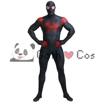 Superherojus Km Morales Cosplay Zentai Kostiumas Jumpsuit Įkvėptas Black Spider Modelį Bodysuit Helovinas Jumpsuits