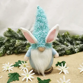 Linksmų Velykų Triušis Gnome Beveidis Lėlės Kabinti Ornamentu Dekoravimui, Velykų Pliušinis Nykštukas Namų Dekoracijos Vaikams, Žaislai