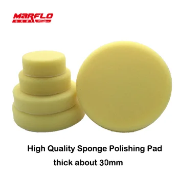 MARFLO Sponge Poliravimo Padas Dual Action Pad Sponge Buff lenkijos Trinkelėmis Sunkiųjų Vidutinės Klasės Bauda 7