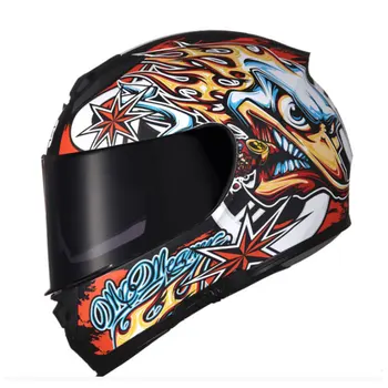 2020 NAUJAS Motociklo Šalmas Motokroso Šalmas casco moto Motociklų Lenktynių Moto Šalmas Dviratininkas Pilno Veido Šalmų