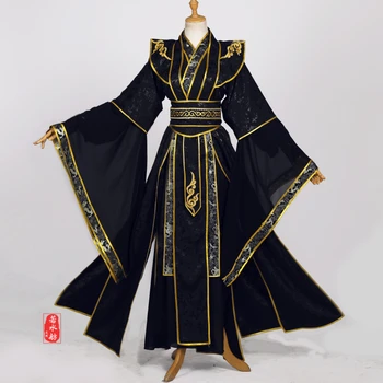 Anime Sha Po Lang Chang Geng Cosplay Kostiumų Juodojo Aukso Kinijos Hanfu Helovinas Naują Atvykimo Kostiumai Vyrams