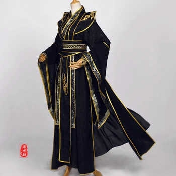 Anime Sha Po Lang Chang Geng Cosplay Kostiumų Juodojo Aukso Kinijos Hanfu Helovinas Naują Atvykimo Kostiumai Vyrams