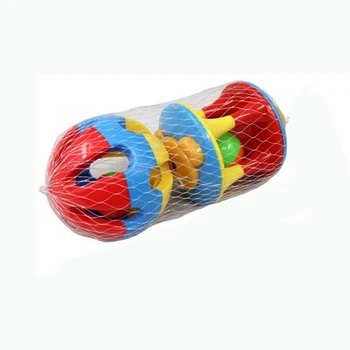 2 VNT/Komplektas Naujų, Gražių Kūdikių Barškučių Plastikiniai Žaislai Ranka Purtyti Bell Žiedas Švietimo WJ264