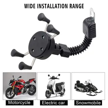 Motociklo E-Dviračiu, Motociklu galinio vaizdo Veidrodžio Laikiklis Stovo Laikiklį, mobilusis telefonas, Mobilus Telefonas, GPS Navigacijos